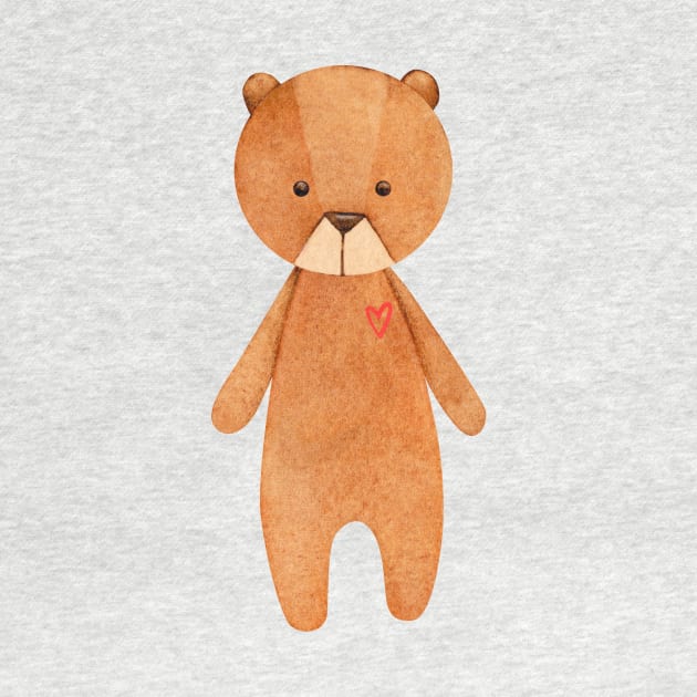 Cute teddy bear gift by Mia